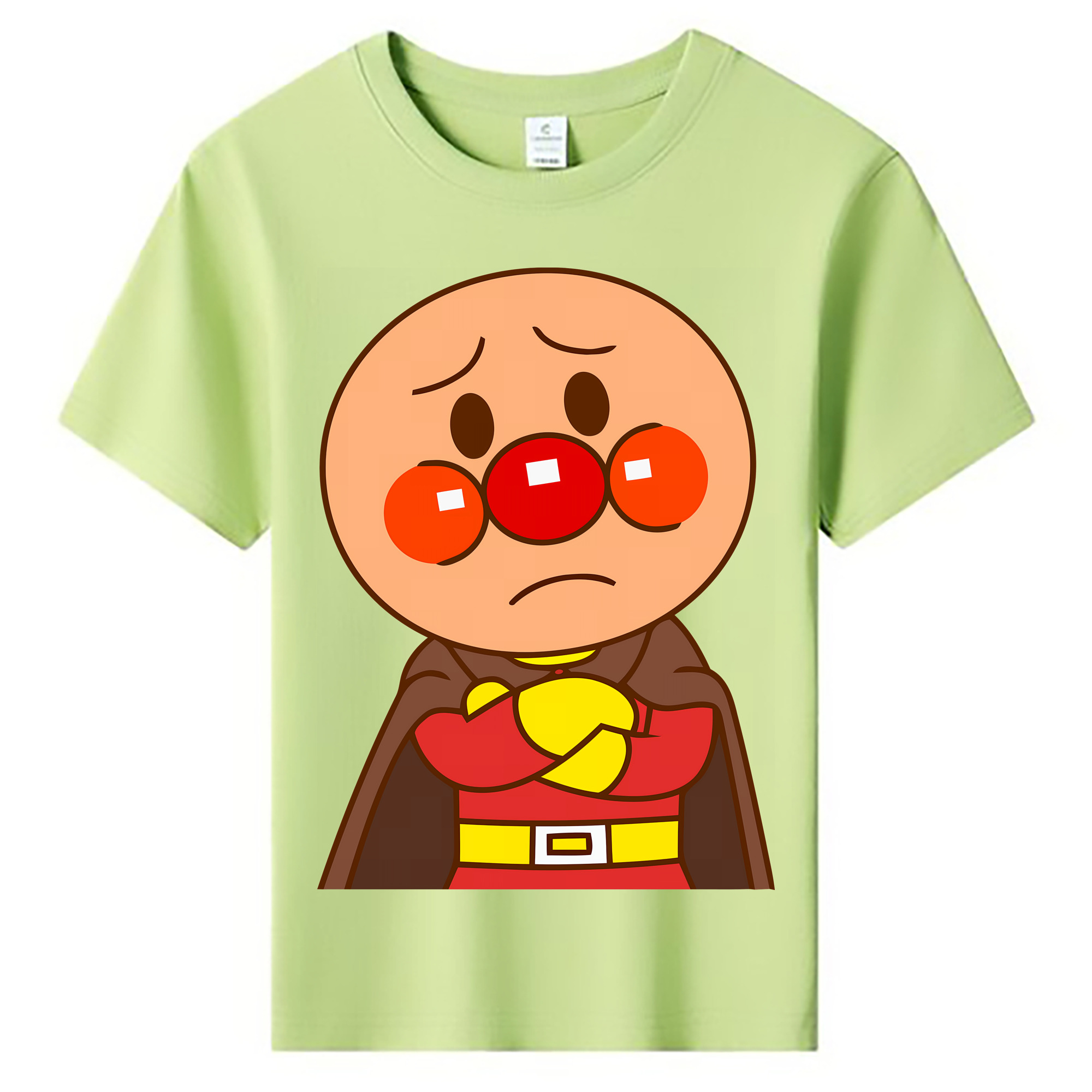 （画像用） アンパンマン Anpanman 綿100％キッズTシャツ（フロントプリント）